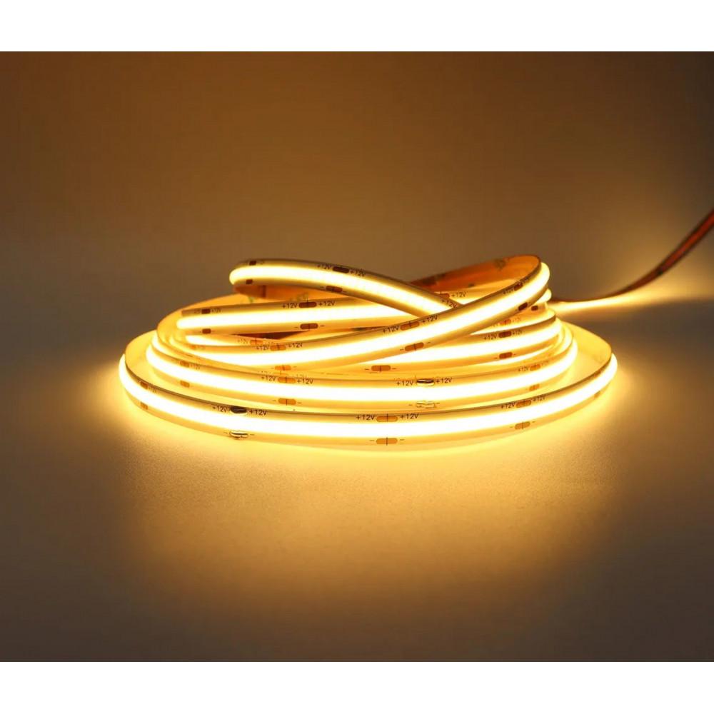 Fita Led 320L COB 24v IP20 12w 5mm 3000k Rolo 10 m (Ow)