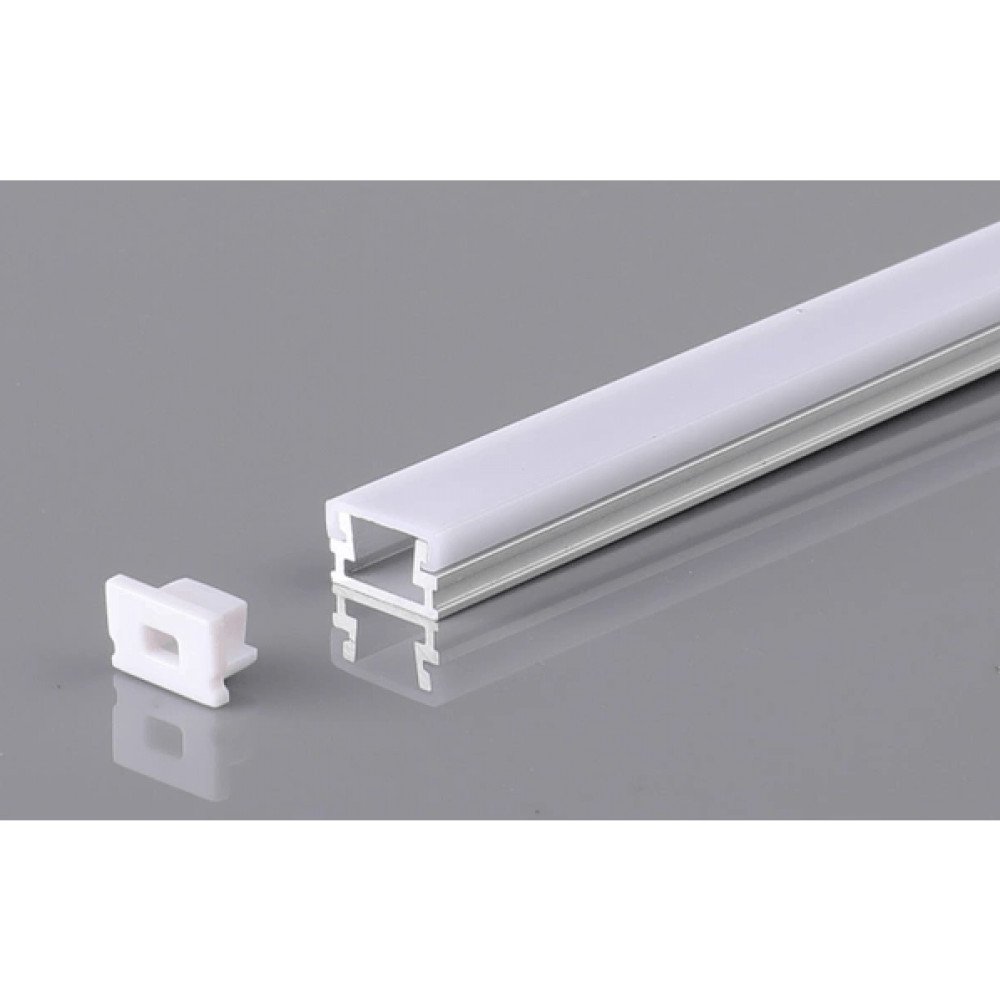Perfil AL 1207 Sobrepor Branco - 6 Mt