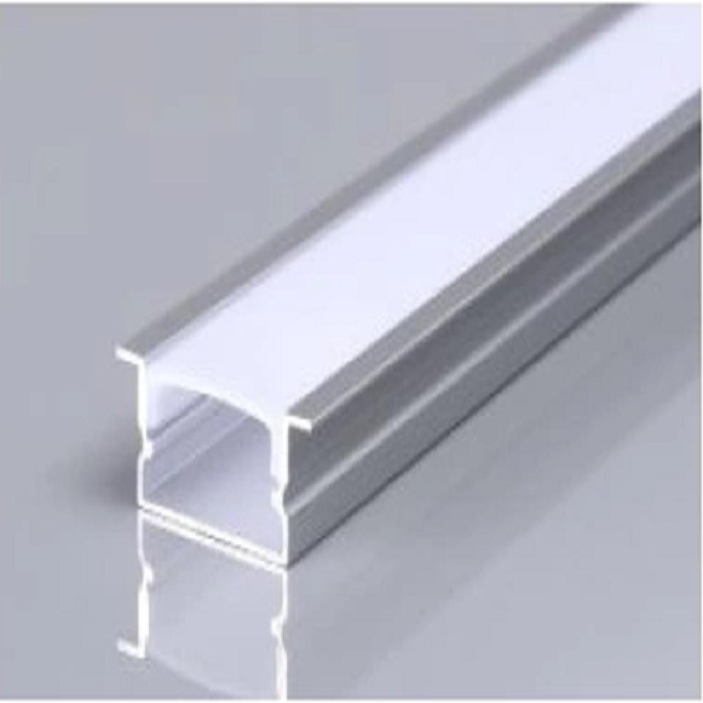 Perfil AL 2610 Embutir Branco 6 m