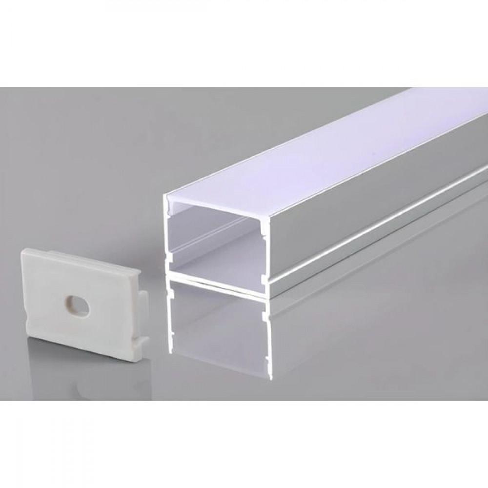 Perfil AL 3020 Sobrepor Branco - 2 Mt