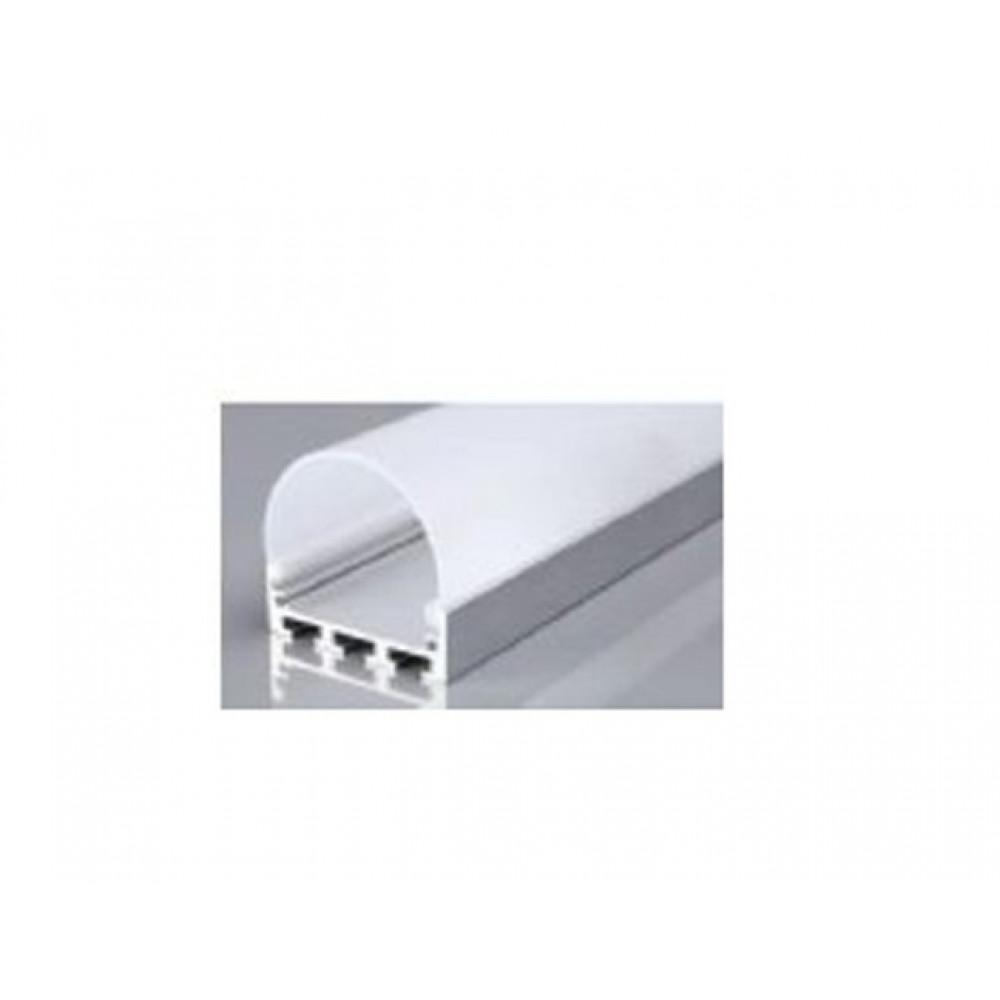 Perfil AL 4542 Sobrepor Branco – 4 Mt