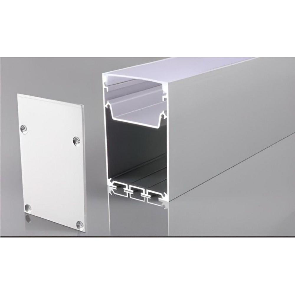 Perfil AL 5075 Sobrepor Branco - 2 Mt