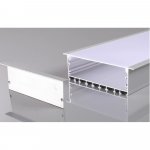 Perfil AL 12035 Embutir Branco 4 m