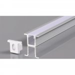 Perfil AL 1209 Embutir Branco 3 m
