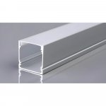 Perfil AL 2525 Sobrepor Branco - 3 Mt