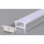 Perfil AL 3010 Embutir Branco 2 m