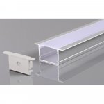 Perfil AL 4420 Embutir Branco 2 m