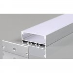 Perfil AL 5020 Sobrepor Branco - 4 Mt