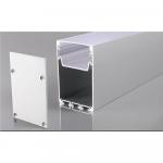 Perfil AL 5075 Sobrepor Preto - 3 Mt