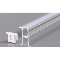 Perfil AL 1209 Embutir Branco 3 m