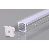 Perfil AL 2315 Embutir Branco 4 m