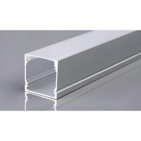 Perfil AL 2525 Sobrepor Branco - 3 Mt