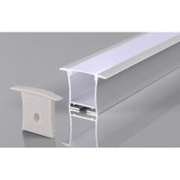 Perfil AL 3628 Embutir Branco 6 m