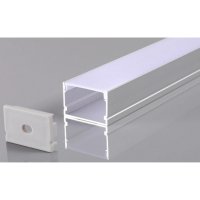 Perfil AL 4020 Sobrepor Branco - 3 Mt