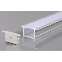Perfil AL 4420 Embutir Branco 2 m