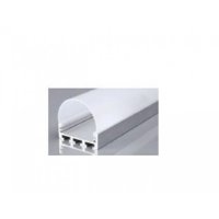 Perfil AL 4542 Sobrepor Preto - 2 Mt