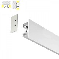 Perfil AL 5017 Sobrepor Branco - 4 Mt