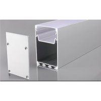 Perfil AL 5075 Sobrepor Preto - 3 Mt