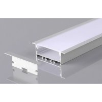 Perfil AL 6420 Embutir Branco 2 m